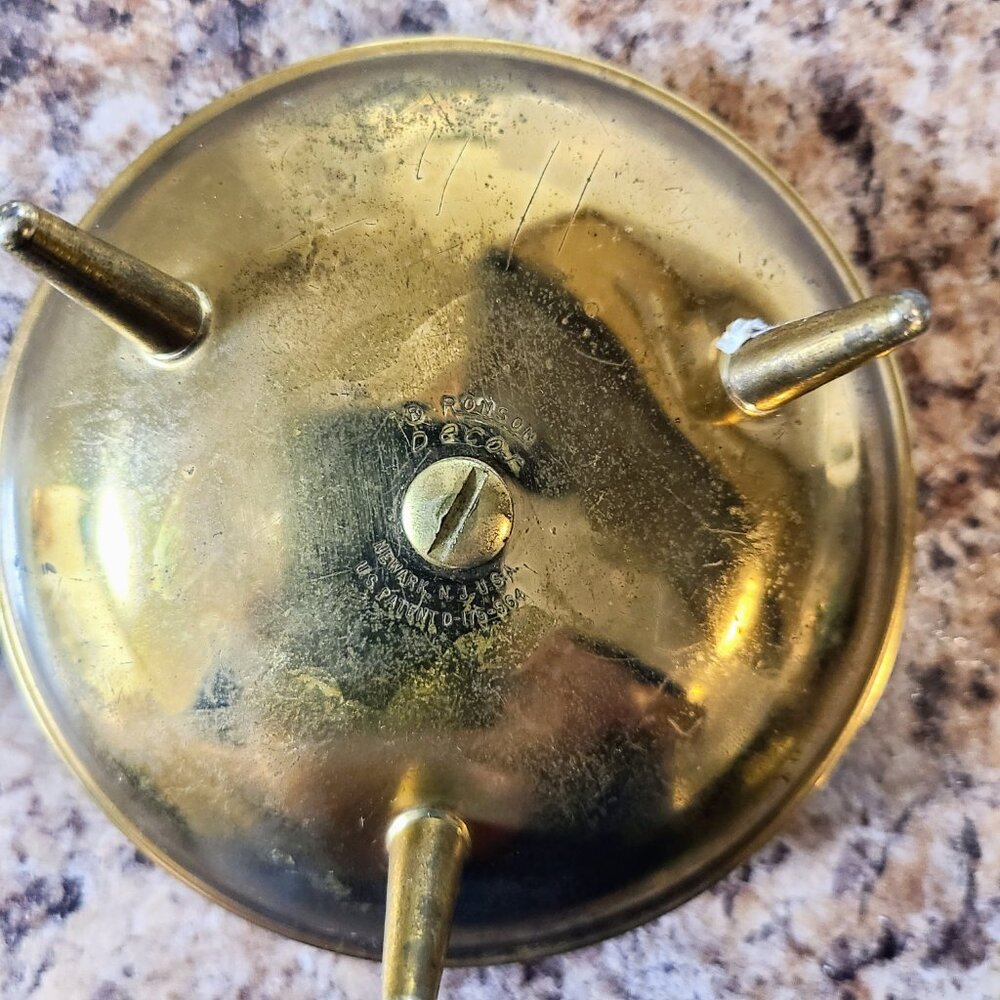 1955 Ronson 'Decor' UFO Table Lighter, Petrol Lighter, Made In USA, Works Great! - Picture 11 of 11